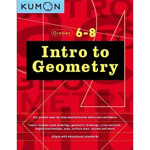 Kumon Grades 6-8 Intro to Geometry - Paperback