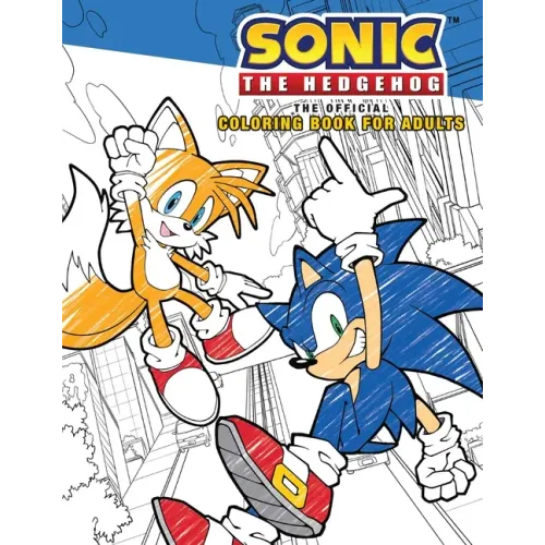 Sonic the Hedgehog: The Official Adult Coloring Book - Paperback