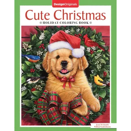 Cute Christmas Holiday Coloring Book - Paperback