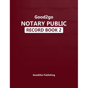 Good2go Notary Record Book - Paperback