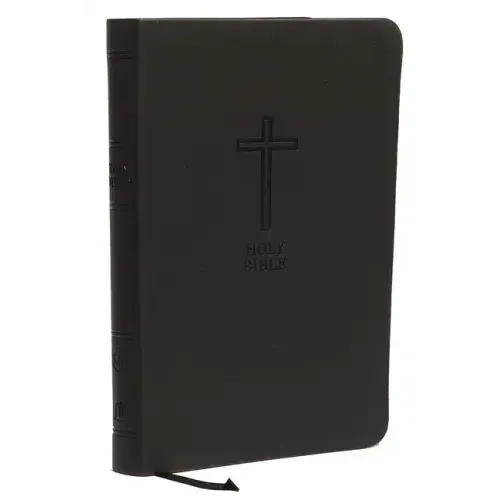 Kjv, Value Thinline Bible, Large Print, Leathersoft, Black, Red Letter Edition, Comfort Print - Imitation Leather