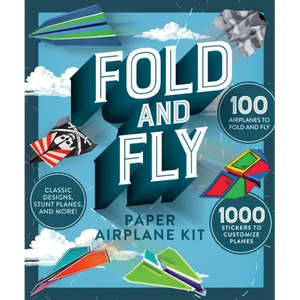 Fold and Fly Paper Airplane Kit - Hardcover