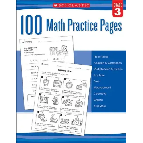 100 Math Practice Pages: Grade 3 - Paperback