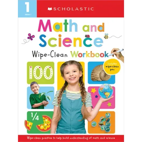 First Grade Math/Science Wipe Clean Workbook: Scholastic Early Learners (Wipe Clean) - Paperback