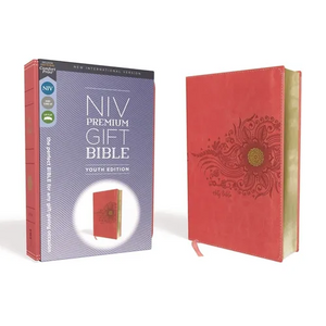 Niv, Premium Gift Bible, Youth Edition, Leathersoft, Coral, Red Letter Edition, Comfort Print: The Perfect Bible for Any Gift-Giving Occasion - Imitation Leather