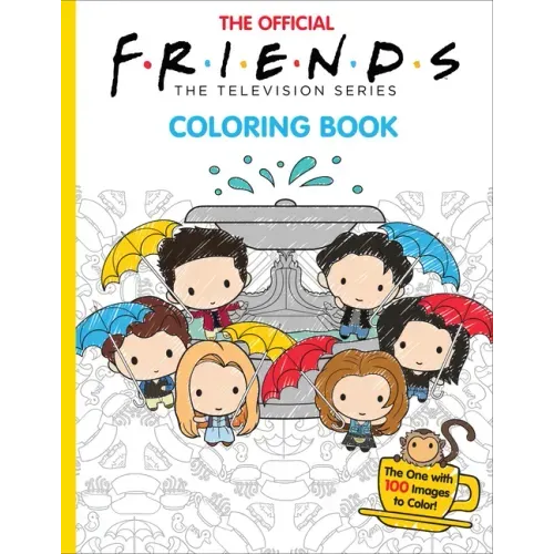 The Official Friends Coloring Book: The One with 100 Images to Color! - Paperback