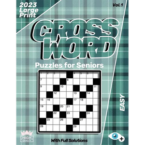 Easy CrossWord Puzzles For Seniors Large Print 2023: Cross Word Puzzle Book For Adults - Paperback