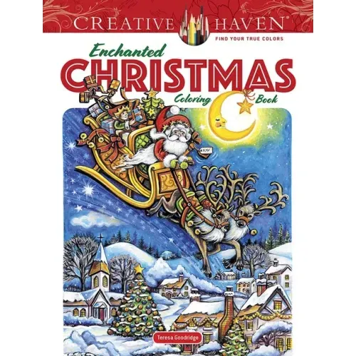 Creative Haven Enchanted Christmas Coloring Book - Paperback
