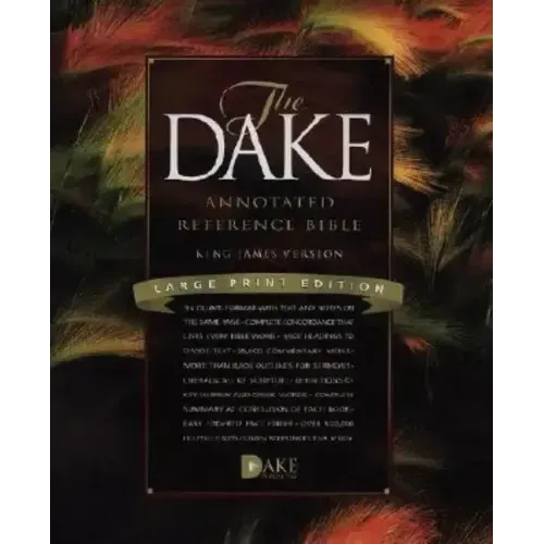 Dake Annotated Reference Bible-KJV-Large Print - Bonded Leather