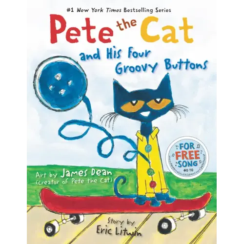 Pete the Cat and His Four Groovy Buttons - Hardcover