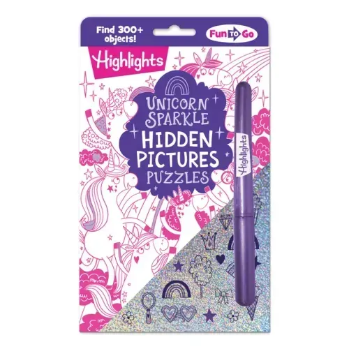 Unicorn Sparkle Hidden Pictures Puzzles: Find Over 300 Hidden Objects in This Unicorn-Themed Seek and Find Book for Kids 6 and Up - Paperback