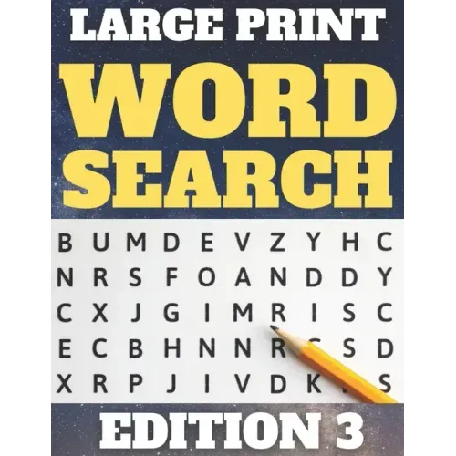 Large Print Word Search: 80 Large Print Word Searches for Adults & Seniors - Find Hundreds of Words - Suitable for Kids (Word Set Edition 3) - Paperback