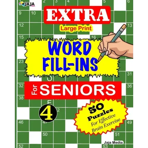 EXTRA Large Print WORD FILL-INS FOR SENIORS: Vol. 4 - Paperback