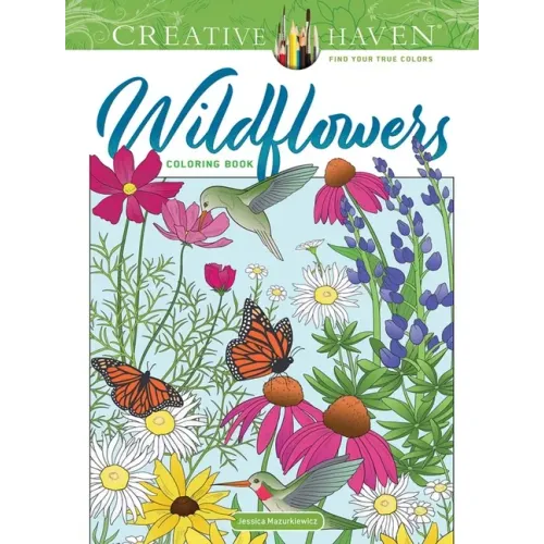 Creative Haven Wildflowers Coloring Book - Paperback