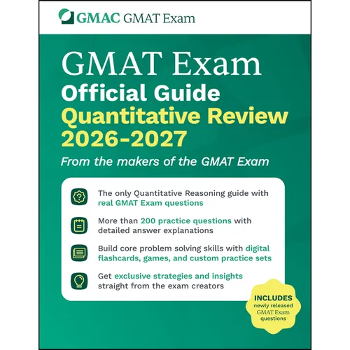 GMAT Official Guide Quantitative Review 2026 - 2027: Book + Online Question Bank - Paperback