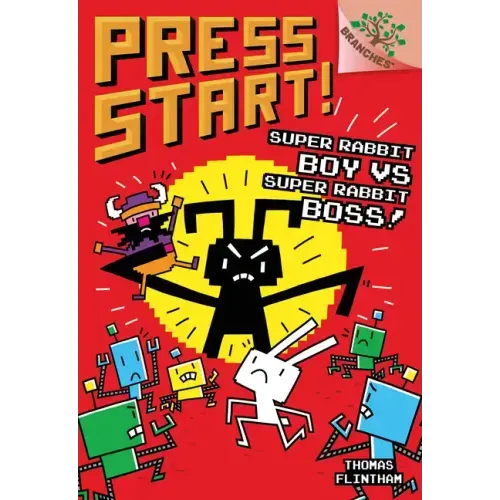 Super Rabbit Boy vs. Super Rabbit Boss!: A Branches Book (Press Start! #4): Volume 4 - Hardcover