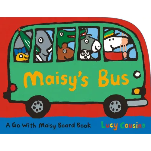 Maisy's Bus: (A Bus-Shaped Board Book about Maisy the Mouse's Adventure Through Town for Toddlers) - Board Book