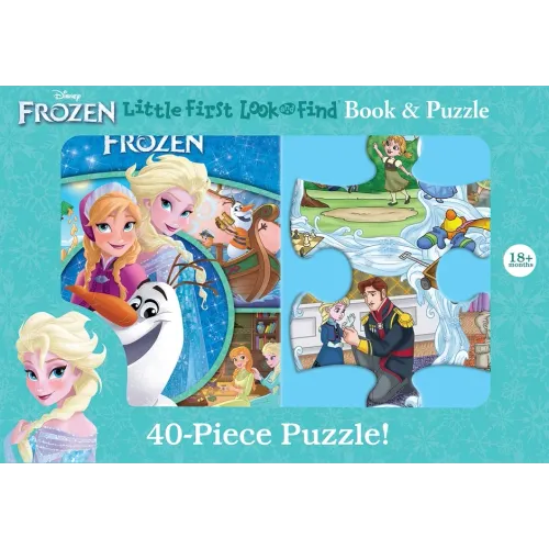 Disney Frozen: Little First Look and Find Book & Puzzle - Hardcover