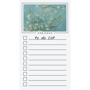 To Do List Notepad: Van Gogh Paintings, Checklist, Task Planner for Grocery Shopping, Planning, Organizing - Paperback