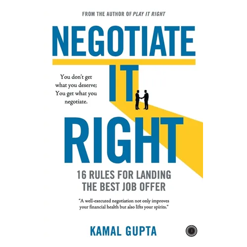 Negotiate It Right: 16 Rules for landing the best job offer - Paperback