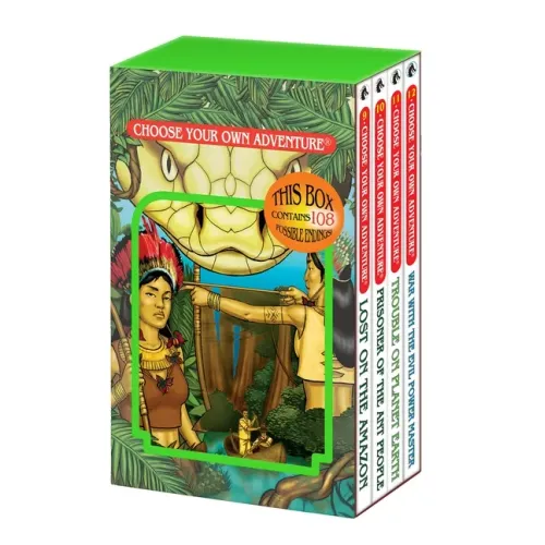 Choose Your Own Adventure 4-Book Boxed Set #3 (Lost on the Amazon, Prisoner of the Ant People, Trouble on Planet Earth, War with the Evil Power Master - Boxed Set