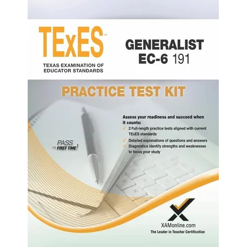 TExES Generalist Ec-6 191 Practice Test Kit - Paperback