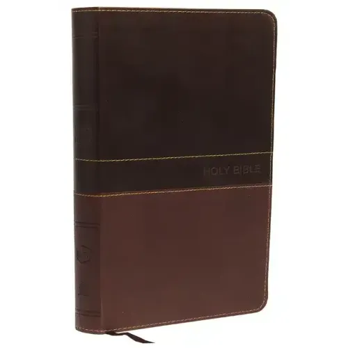 NKJV, Deluxe Gift Bible, Imitation Leather, Tan, Red Letter Edition - Imitation Leather