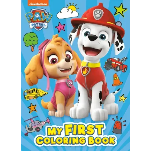 Paw Patrol: My First Coloring Book (Paw Patrol) - Paperback