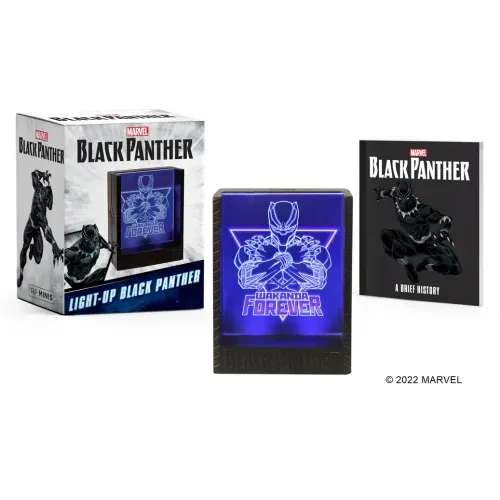 Marvel: Light-Up Black Panther - Paperback