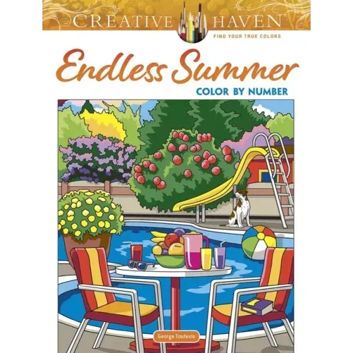 Creative Haven Endless Summer Color by Number - Paperback