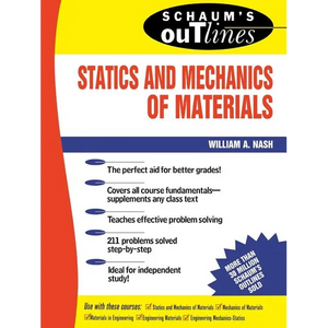 Schaum's Outline of Statics and Mechanics of Materials - Paperback