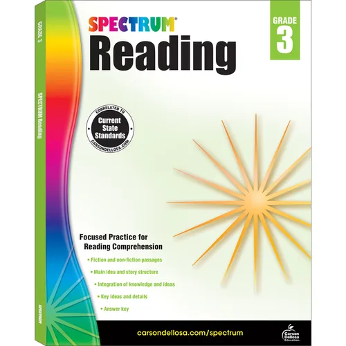 Spectrum Reading Workbook, Grade 3: Volume 22 - Paperback