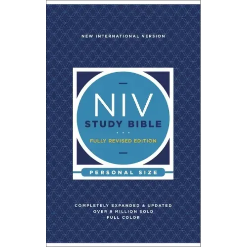 NIV Study Bible, Fully Revised Edition, Personal Size, Hardcover, Red Letter, Comfort Print - Hardcover