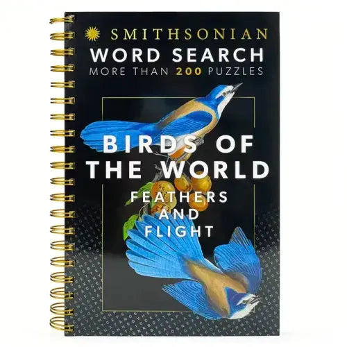 Smithsonian Word Search Birds of the World Feathers and Flight - Spiral