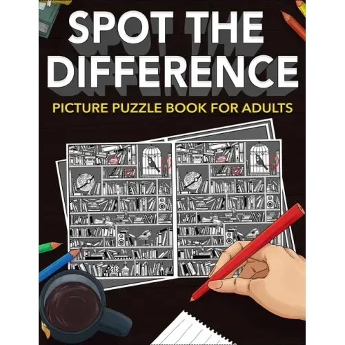Spot the Difference: Picture Puzzle Book for Adults - Paperback
