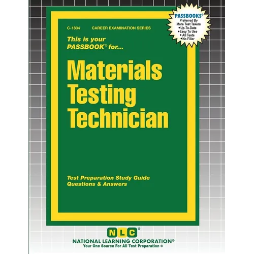 Materials Testing Technician - Paperback