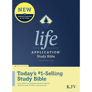 KJV Life Application Study Bible, Third Edition (Hardcover, Red Letter) - Hardcover