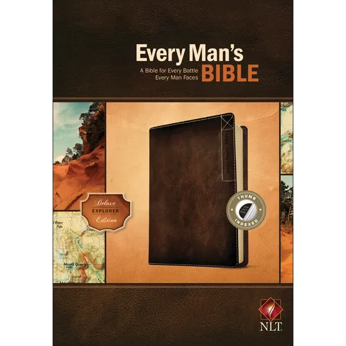 Every Man's Bible NLT, Deluxe Explorer Edition - Imitation Leather