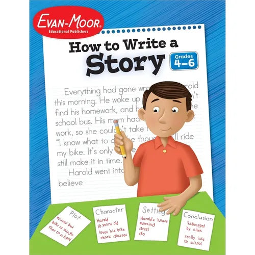 How to Write a Story, Grades 4-6 - Paperback