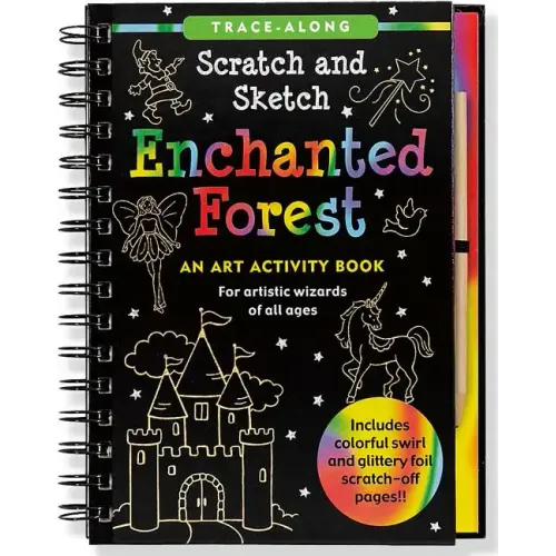 Scratch & Sketch Enchanted Forest (Trace-Along) - Spiral