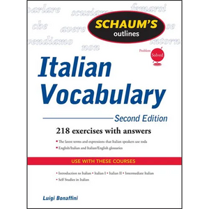 Schaum's Outline of Italian Vocabulary - Paperback