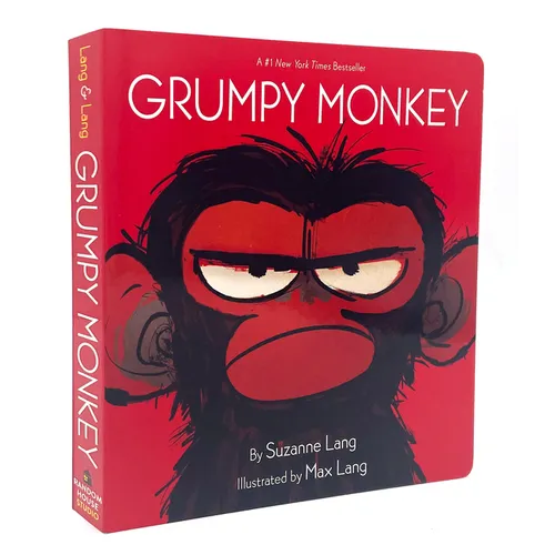 Grumpy Monkey Board Book - Board Book