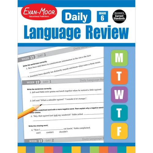 Daily Language Review Grade 6+ Te - Paperback