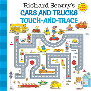 Richard Scarry's Cars and Trucks Touch-And-Trace - Board Book