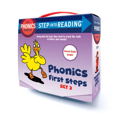 Step Into Reading Set 3 Phonics First Steps Box Set: Includes 8 Easy-To-Decode Books and Parent Guide - Boxed Set
