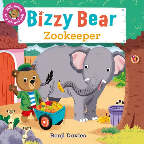 Bizzy Bear: Zookeeper: (Interactive Zoo Animal Board Book for Toddlers - With Sturdy Tabs and Slides to Push and Pull) - Board Book