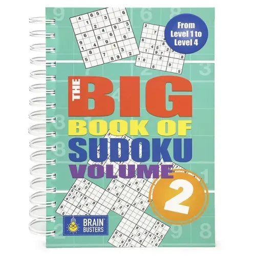 The Big Book of Sudoku Turquoise - Spiral