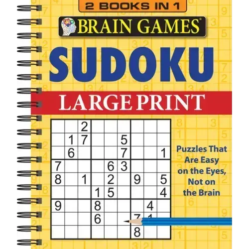 Brain Games - 2 Books in 1 - Sudoku - Spiral