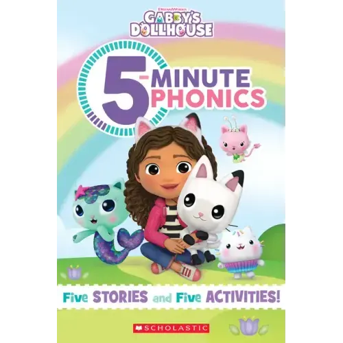 5-Minute Phonics (Gabby's Dollhouse) - Paperback