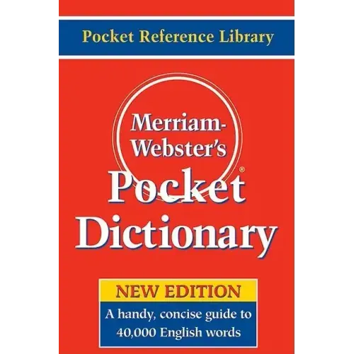 Merriam-Webster's Pocket Dictionary - Paperback